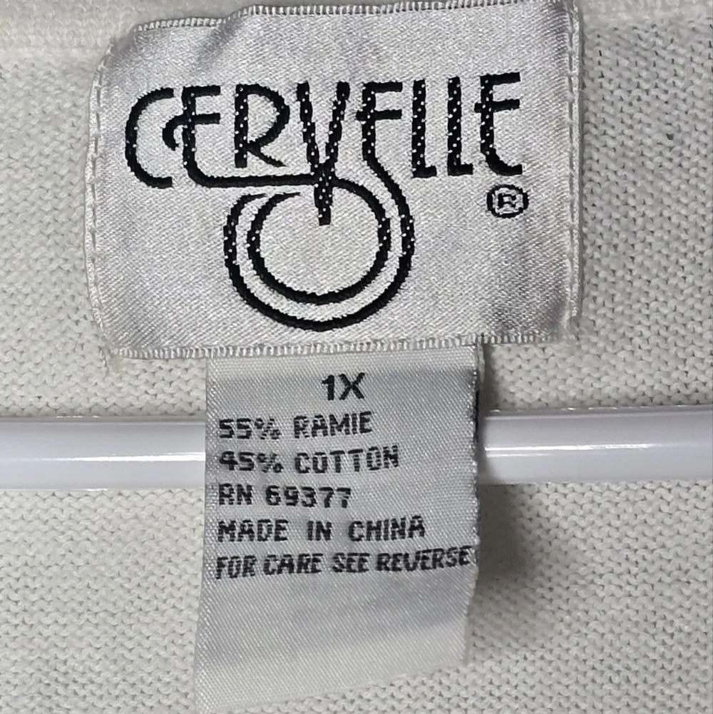 Vintage Beaded Cervelle Top Size 1x - Picture 4 of 5